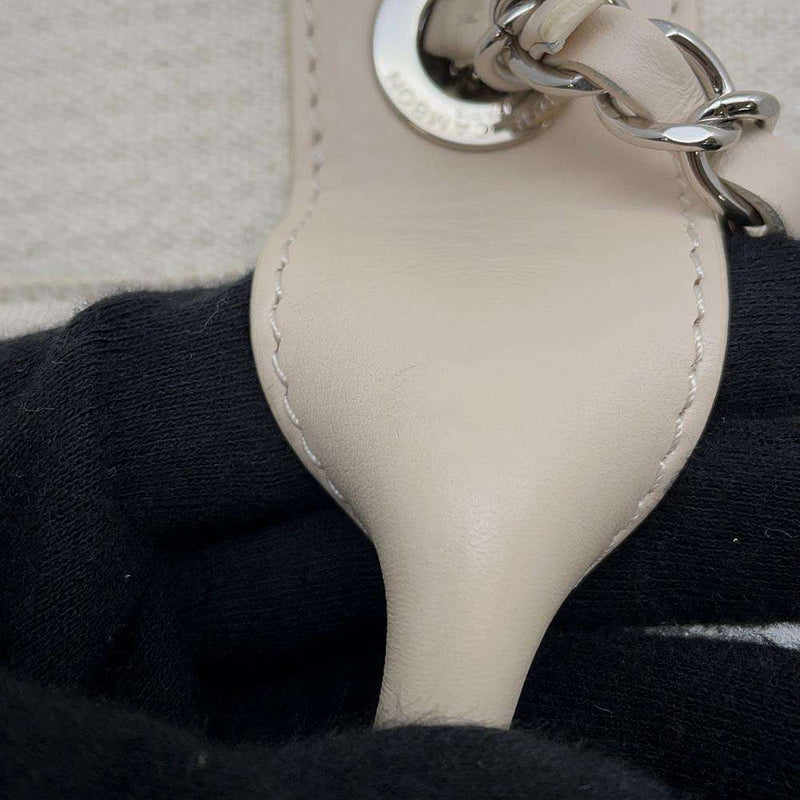 CHANEL Sac Tote Deauville à Chaîne Ivory