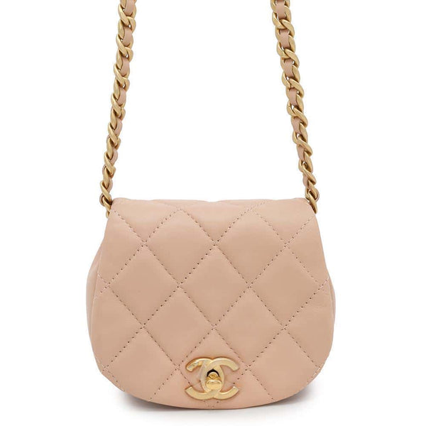 CHANEL Sac d'Épaule Mini Chaîne Matelassé