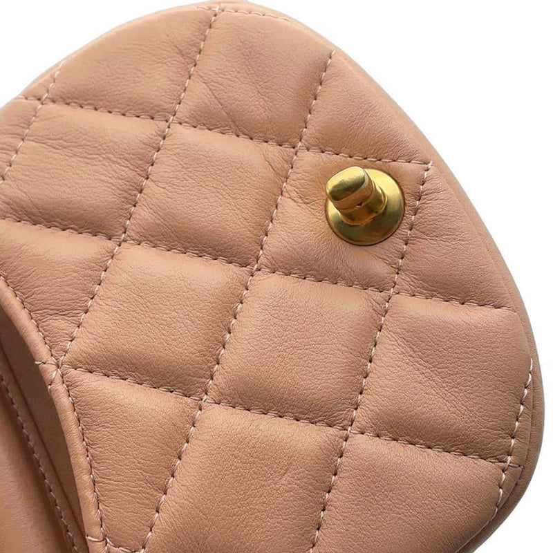 CHANEL Sac d'Épaule Mini Chaîne Matelassé