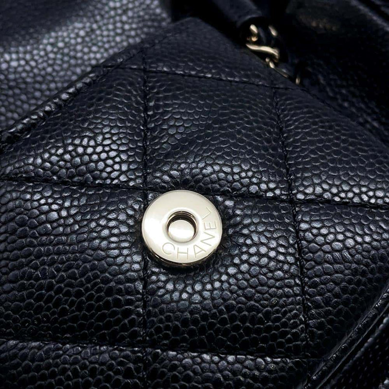 CHANEL Sac à Dos Matelassé CC Logo