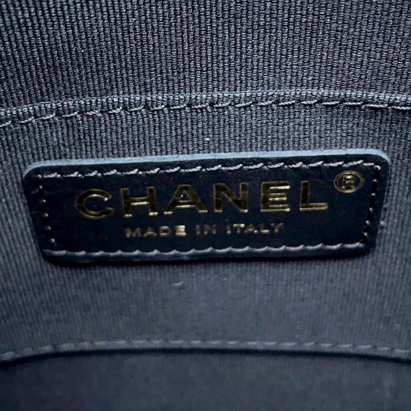 CHANEL Sac à Dos Matelassé CC Logo