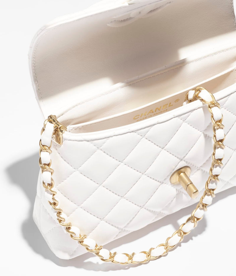 CHANEL PETIT SAC A RABAT AVEC POIGNE