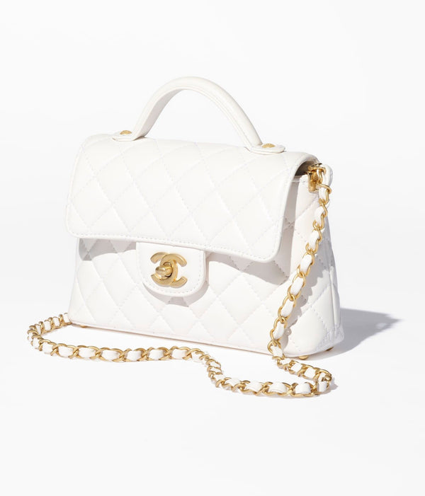 CHANEL PETIT SAC A RABAT AVEC POIGNE