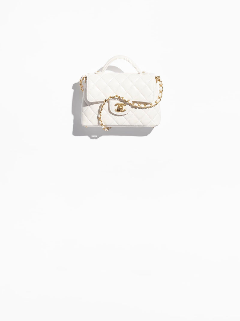 CHANEL PETIT SAC A RABAT AVEC POIGNE