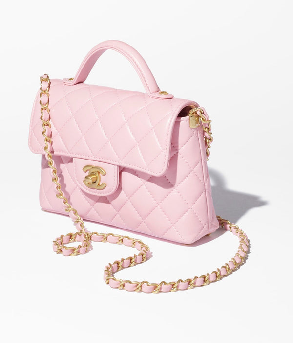 CHANEL PETIT SAC A RABAT AVEC POIGNE