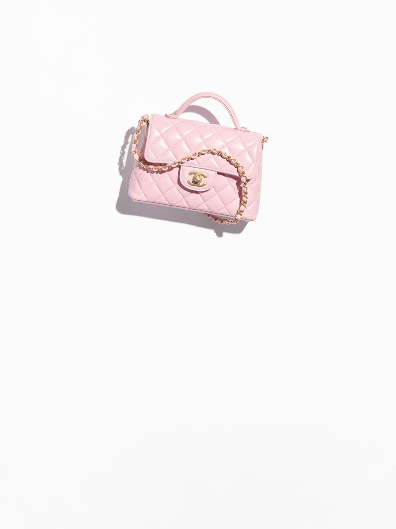 CHANEL PETIT SAC A RABAT AVEC POIGNE