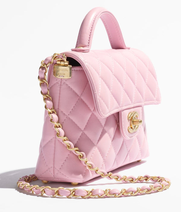 CHANEL PETIT SAC A RABAT AVEC POIGNE