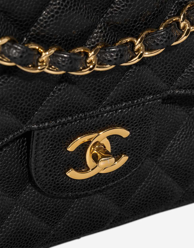 SAC CHANEL - Timeless Jumbo Caviar Noir Médium