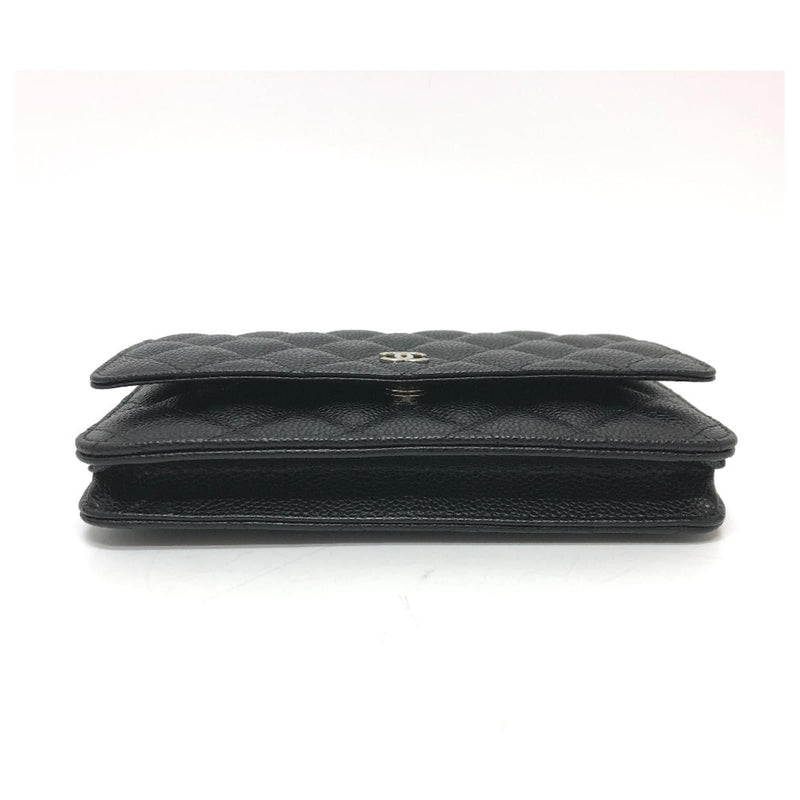 CHANEL - Wallet On Chain Caviar Noir