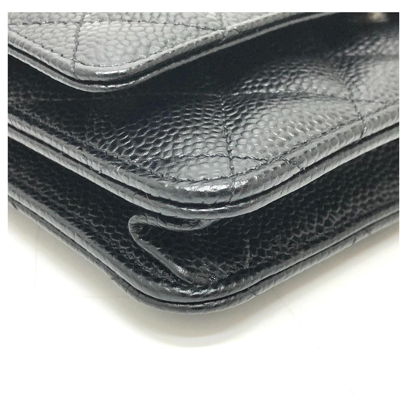 CHANEL - Wallet On Chain Caviar Noir