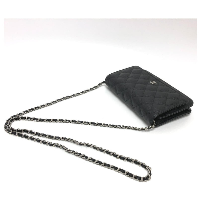 CHANEL - Wallet On Chain Caviar Noir